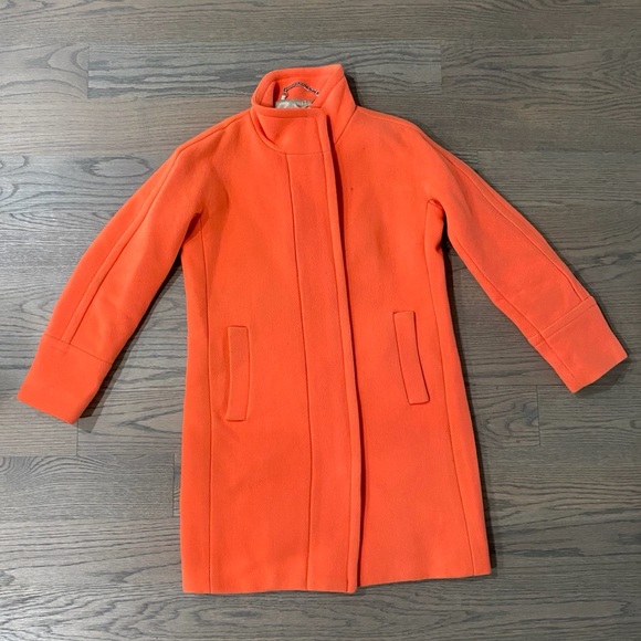 J. Crew Cocoon Coat in Spiced Orange - Picture 2 of 16